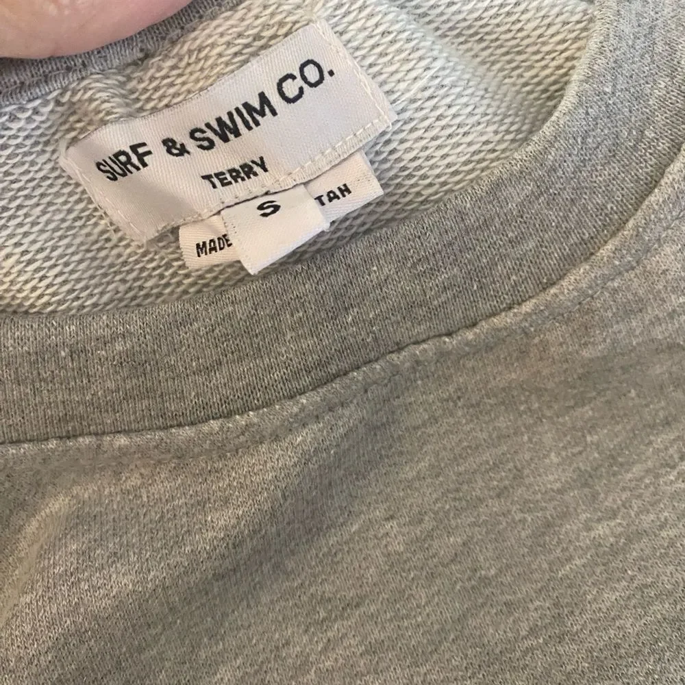 NWT Surf & Swim French Terry Sweatshirt sz Small - Picture 4 of 5